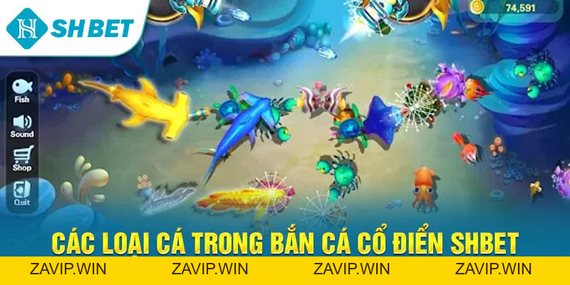 Bắn Cá Cổ Điển SHBET – Trải Nghiệm Game Săn Cá Truyền Thống Đổi Thưởng